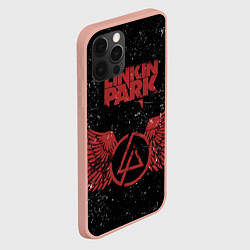 Чехол для iPhone 12 Pro Max Linkin Park: Red Airs, цвет: 3D-светло-розовый — фото 2