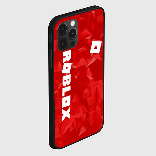 Чехол iPhone 12 Pro Max ROBLOX: Red Style / 3D-Черный – фото 2