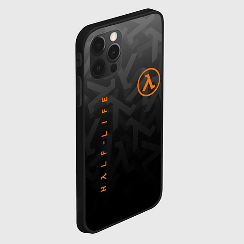 Чехол iPhone 12 Pro Max Half-Life / 3D-Черный – фото 2