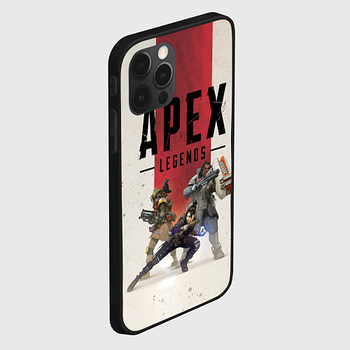 Чехол iPhone 12 Pro Max Apex Legends / 3D-Черный – фото 2