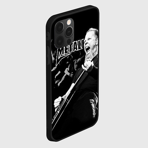 Чехол iPhone 12 Pro Max Metallica / 3D-Черный – фото 2