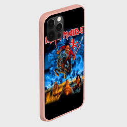 Чехол для iPhone 12 Pro Max Iron Maiden: Great Britain Warriors, цвет: 3D-светло-розовый — фото 2