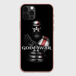 Чехол для iPhone 12 Pro Max God of War, цвет: 3D-светло-розовый