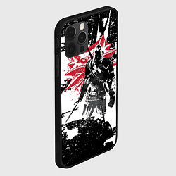 Чехол для iPhone 12 Pro Max Силуэт Ведьмака, цвет: 3D-черный — фото 2