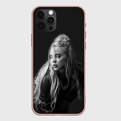Чехол для iPhone 12 Pro Max Billie Eilish: Black Fashion, цвет: 3D-светло-розовый