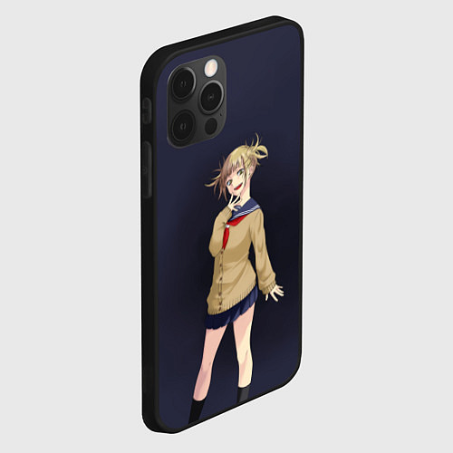 Чехол iPhone 12 Pro Max My Hero Academia Himiko Toga / 3D-Черный – фото 2