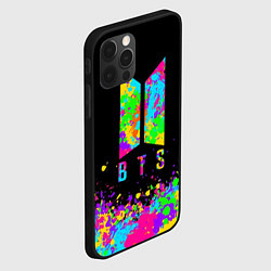 Чехол для iPhone 12 Pro Max BTS: Mood Paint, цвет: 3D-черный — фото 2