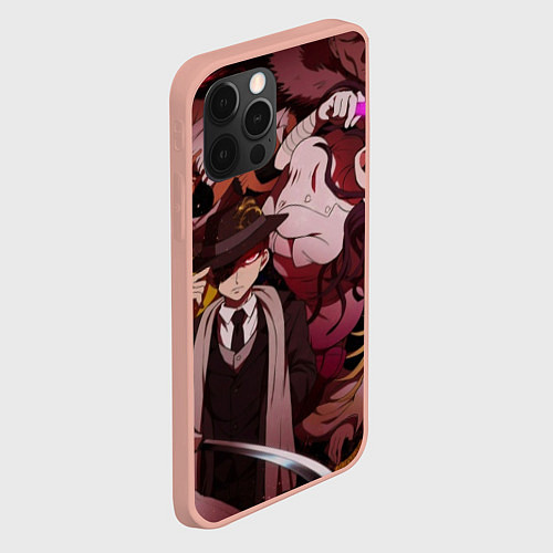 Чехол iPhone 12 Pro Max DANGANRONPA / 3D-Светло-розовый – фото 2