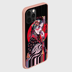 Чехол для iPhone 12 Pro Max Гейша, цвет: 3D-светло-розовый — фото 2