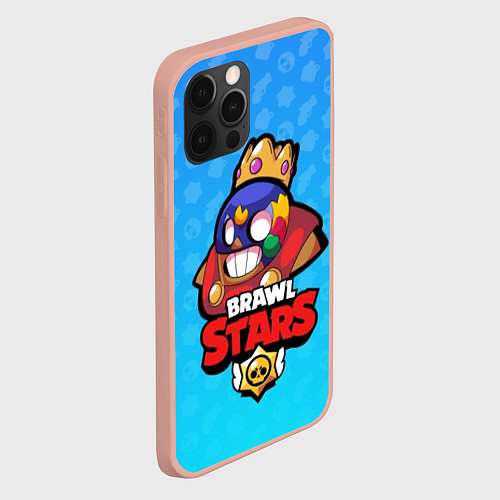 Чехол iPhone 12 Pro Max El Primo: Brawl Stars / 3D-Светло-розовый – фото 2