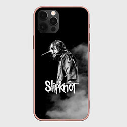 Чехол для iPhone 12 Pro Max Slipknot: Shadow Smoke, цвет: 3D-светло-розовый