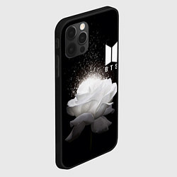 Чехол для iPhone 12 Pro Max BTS Flower, цвет: 3D-черный — фото 2