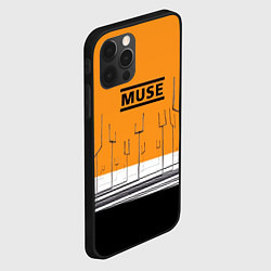 Чехол для iPhone 12 Pro Max Muse: Orange Mood, цвет: 3D-черный — фото 2