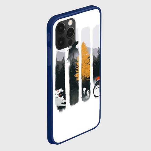 Чехол iPhone 12 Pro Max Хранители Леса / 3D-Тёмно-синий – фото 2