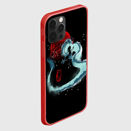 Чехол iPhone 12 Pro Max Унесенные Призраками / 3D-Красный – фото 2