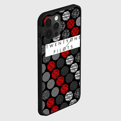 Чехол iPhone 12 Pro Max 21 Pilots: Ride / 3D-Черный – фото 2