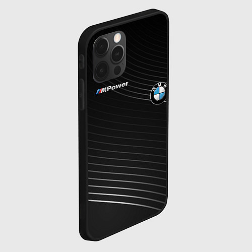 Чехол iPhone 12 Pro Max BMW / 3D-Черный – фото 2