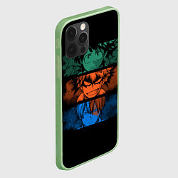 Чехол для iPhone 12 Pro Max Моя геройская академия, цвет: 3D-салатовый — фото 2