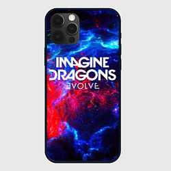 Чехол для iPhone 12 Pro Max IMAGINE DRAGONS, цвет: 3D-черный