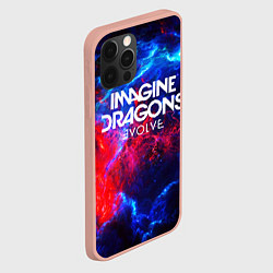 Чехол для iPhone 12 Pro Max IMAGINE DRAGONS, цвет: 3D-светло-розовый — фото 2