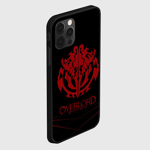 Чехол iPhone 12 Pro Max Overlord / 3D-Черный – фото 2