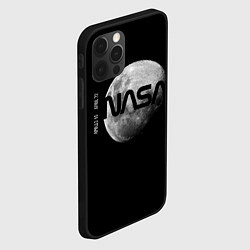 Чехол для iPhone 12 Pro Max NASA Apollo 16, цвет: 3D-черный — фото 2