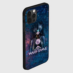 Чехол для iPhone 12 Pro Max Warframe game logo, цвет: 3D-черный — фото 2