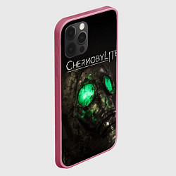 Чехол для iPhone 12 Pro Max CHERNOBYLITE ПРОТИВОГАЗ, цвет: 3D-малиновый — фото 2