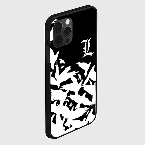 Чехол iPhone 12 Pro Max L flying birds / 3D-Черный – фото 2