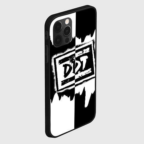 Чехол iPhone 12 Pro Max ДДТ / 3D-Черный – фото 2