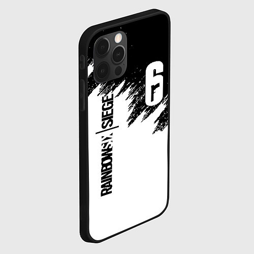 Чехол iPhone 12 Pro Max RAINBOW SIX SIEGE / 3D-Черный – фото 2