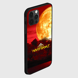 Чехол для iPhone 12 Pro Max Warframe logo game, цвет: 3D-черный — фото 2