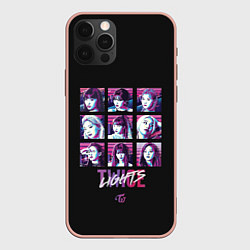 Чехол для iPhone 12 Pro Max TWICE, цвет: 3D-светло-розовый