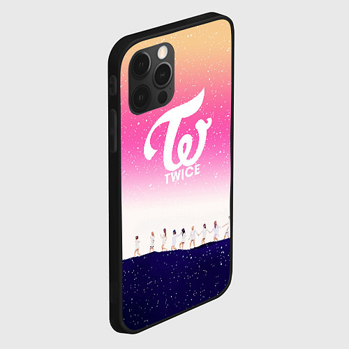Чехол iPhone 12 Pro Max TWICE / 3D-Черный – фото 2