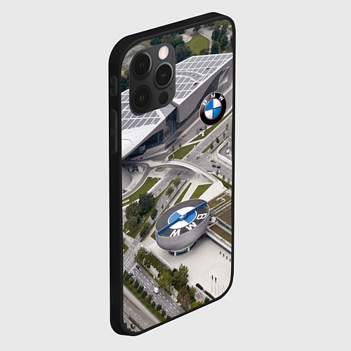 Чехол iPhone 12 Pro Max BMW city / 3D-Черный – фото 2