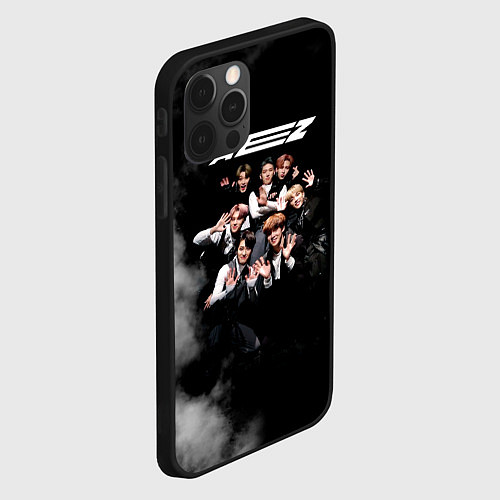 Чехол iPhone 12 Pro Max Ateez / 3D-Черный – фото 2