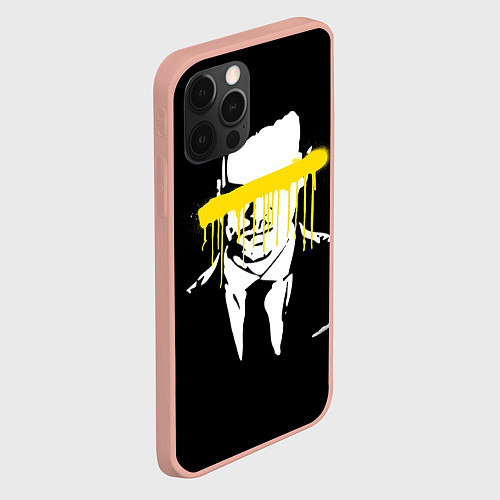 Чехол iPhone 12 Pro Max Sherlock / 3D-Светло-розовый – фото 2