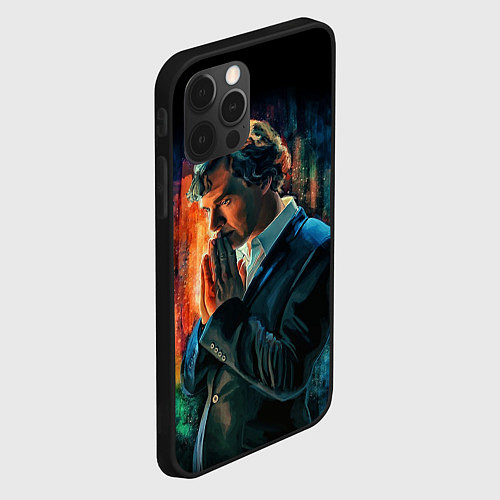 Чехол iPhone 12 Pro Max Sherlock / 3D-Черный – фото 2