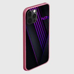 Чехол для iPhone 12 Pro Max Mass Effect N7, цвет: 3D-малиновый — фото 2