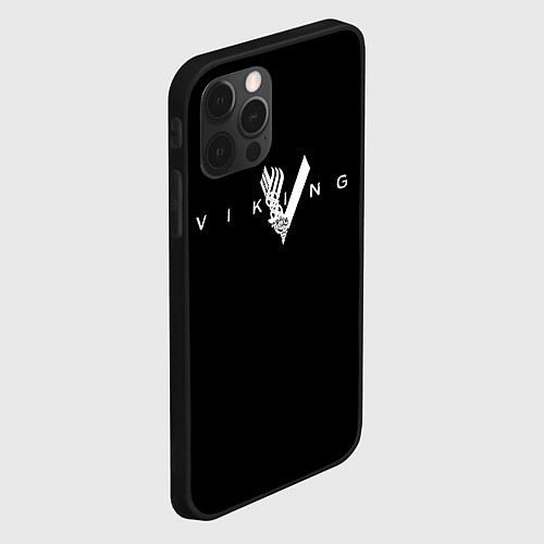 Чехол iPhone 12 Pro Max Vikings / 3D-Черный – фото 2