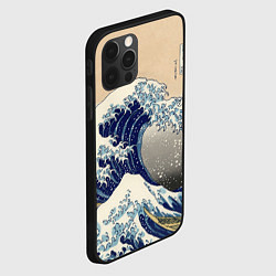 Чехол для iPhone 12 Pro Max Kanagawa Wave Art, цвет: 3D-черный — фото 2
