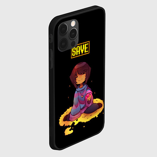Чехол iPhone 12 Pro Max UNDERTALE FRISK / 3D-Черный – фото 2