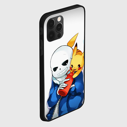 Чехол iPhone 12 Pro Max UNDERTALE / 3D-Черный – фото 2