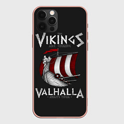 Чехол для iPhone 12 Pro Max Vikings Valhalla, цвет: 3D-светло-розовый