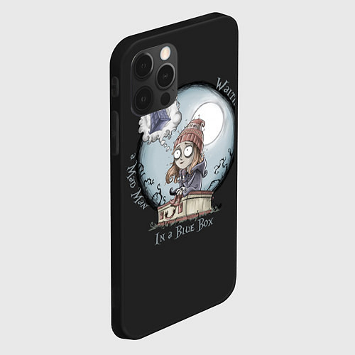 Чехол iPhone 12 Pro Max Doctor Who / 3D-Черный – фото 2
