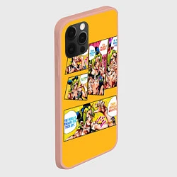 Чехол для iPhone 12 Pro Max Приключения ДжоДжо, цвет: 3D-светло-розовый — фото 2