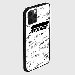 Чехол для iPhone 12 Pro Max ATEEZ АВТОГРАФЫ, цвет: 3D-черный — фото 2