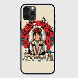 Чехол для iPhone 12 Pro Max Princess Mononoke, цвет: 3D-черный