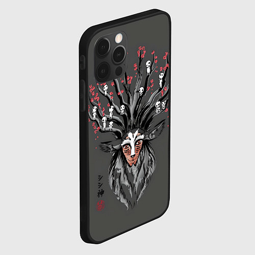 Чехол iPhone 12 Pro Max Princess Mononoke / 3D-Черный – фото 2