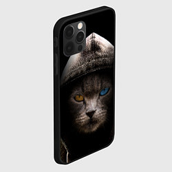 Чехол для iPhone 12 Pro Max Уличный кот, цвет: 3D-черный — фото 2